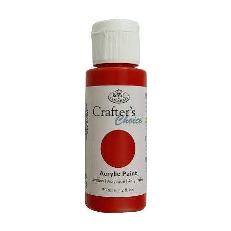 Farba akrylowa R&L Crafter's Choice 59ml, Czerwona/Bright Red